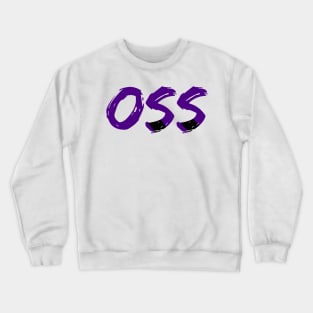 OSS bjj purple belts Crewneck Sweatshirt